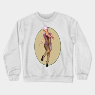 I am happy elf fairy faerie dancing Crewneck Sweatshirt